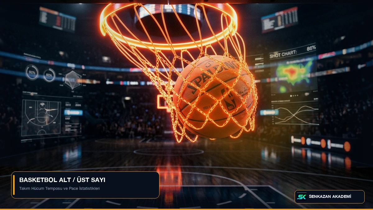 Basketbol Toplam Sayı (Alt/Üst) Bahisleri