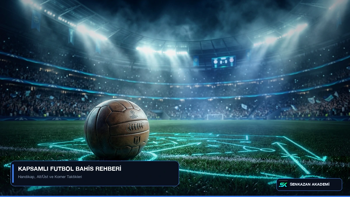 Futbol Bahis Rehberi: Handikap, Alt/Üst ve Korner Bahisleri