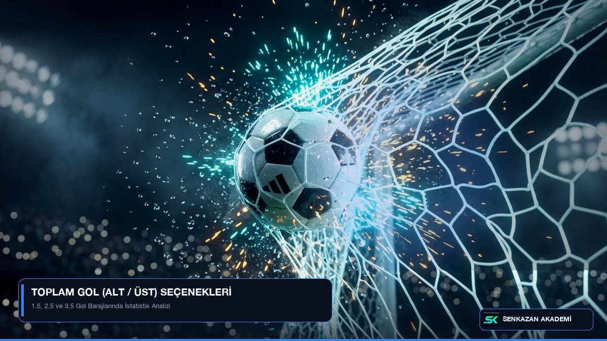 Toplam Gol Bahsi Nedir? Alt/Üst Seçenekleri ve Taktikler